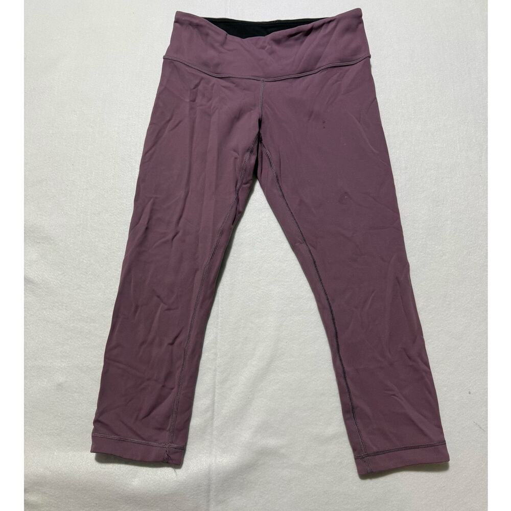 Lululemon Align High Rise 23" Crop Leggings Color Passionate Women's Size 6